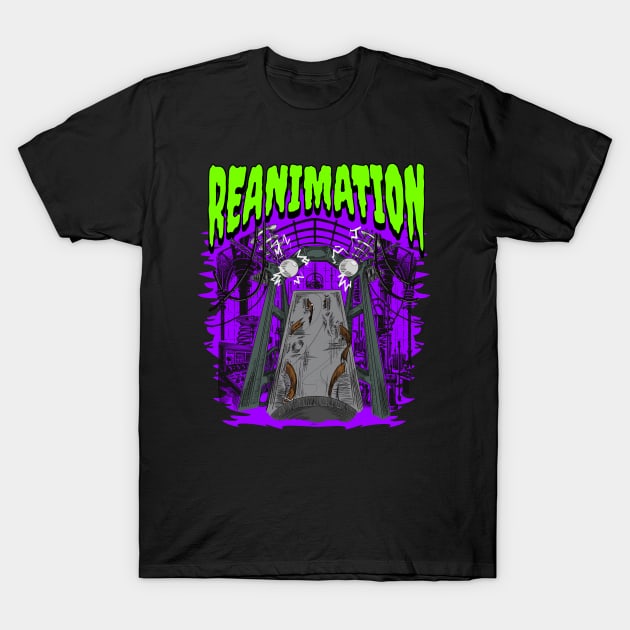 Reanimation - Frankenstein T-Shirt by Doodles of Darkness